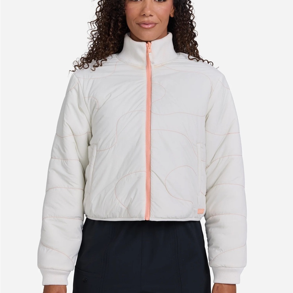 NWT Bad Birdie The Cozy Jacket in color white onyx - Picture 2 of 12